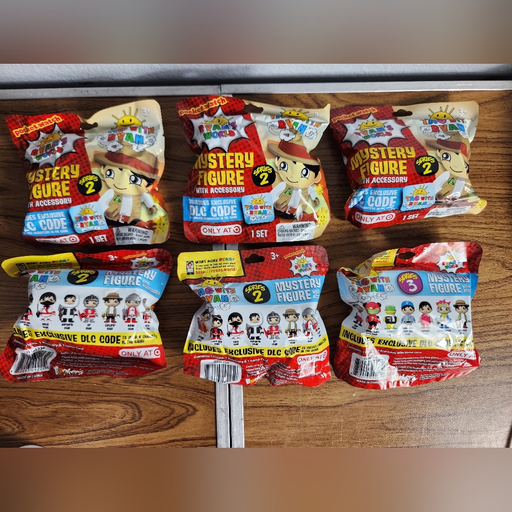 Ryan's World Mystery Figures Bundle